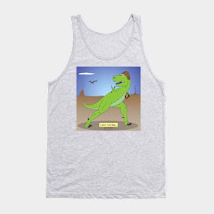 Early T-Rex Football Tank Top